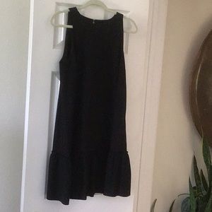 In excellent condition Banana Repulic size 6 A line black dress